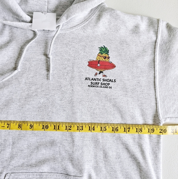 NEW Pineaple Surfing Gildan Atlantic Shoals Fenwick Island Delaware Hoodie Small - Picture 15 of 16